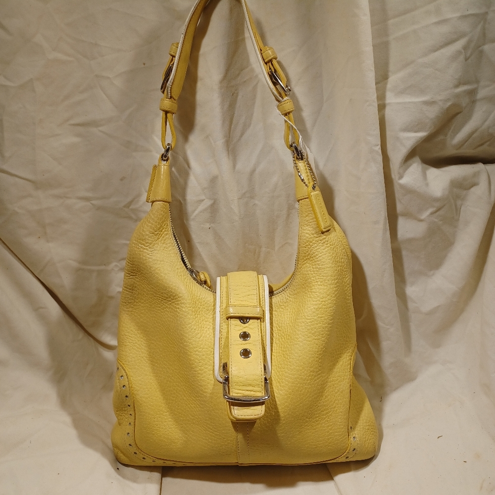 Vintage Coach Leather Hobo Bag